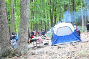 Elite Prep Room and Board - <p>Students camping at Round Valley Reservoir, second deepest lake in the state of New Jersey</p>